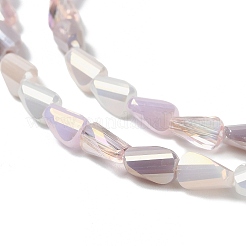 Electroplate Glass Beads Strands&nbsp;EGLA-P065-01A-02