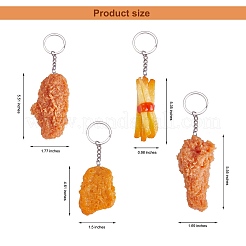 PVC Simulated Food Keychain&nbsp;JX555A