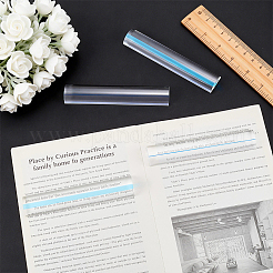 4Pcs 2 Styles Acrylic Magnifying Glass Ruler for Reading&nbsp;OFST-FG0001-02A