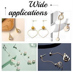 100Pcs Iron Ball Stud Earring Findings&nbsp;KK-UN0001-33