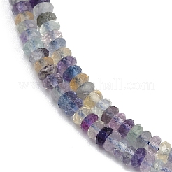 Natural Colorful Fluorite Beads Strands&nbsp;G-P553-F09-02