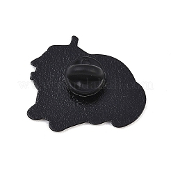 Cat with Leaf Enamel Pins&nbsp;JEWB-L027-01EB-03