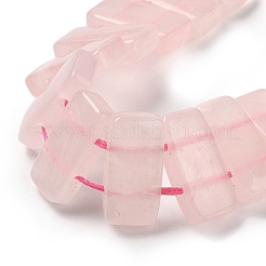 Natural Rose Quartz Beads Strands&nbsp;G-L619-A01-20x10mm