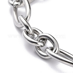 Tarnish Resistant 304 Stainless Steel Figaro Chain Bracelets&nbsp;LS-BJEW-E271-05P