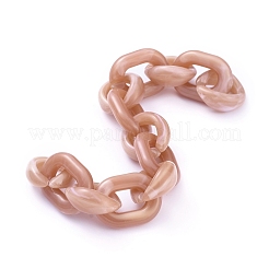 Transparent Acrylic Handmade Cable Chain&nbsp;AJEW-JB00546
