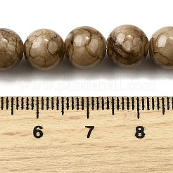 Natural Striped Stone Beads Strands&nbsp;G-D315-A01-03-8mm