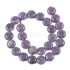 Natural Lepidolite/Purple Mica Stone Beads Strands&nbsp;G-L648-B09-15mm