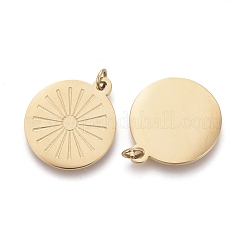 Ion Plating(IP) 316 Surgical Stainless Steel Pendants&nbsp;STAS-H100-37G