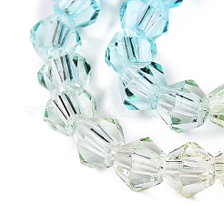 Gradient Color Baking Paint Glass Bead Strands&nbsp;DGLA-A039-T2mm-A07
