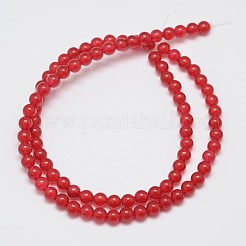 Natural & Dyed Malaysia Jade Bead Strands&nbsp;G-A146-4mm-A02