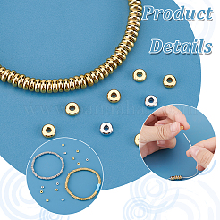 200Pcs 2 Colors Brass Spacer Beads&nbsp;KK-PH0006-56B