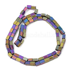 Electroplated Synthetic Magnetic Hematite Beads Strands&nbsp;G-A263-C01-02
