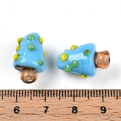 Handmade Lampwork Bumpy Beads&nbsp;LAMP-T022-02A-03