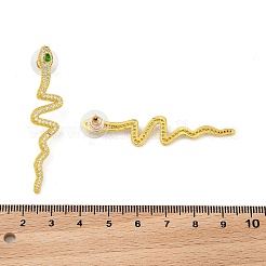 Alloy Rhinestone Stud Earrings&nbsp;EJEW-R021-02G