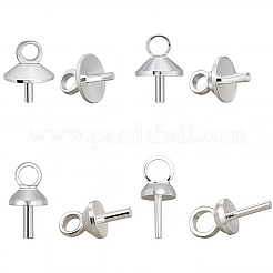 200Pcs 4 Styles Brass Peg Bails&nbsp;KK-BBC0020-76