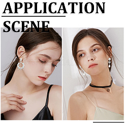 40Pcs Brass Stud Earrings Findings&nbsp;KK-SC0006-87P