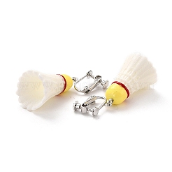 Resin Clip-on Earrings&nbsp;LS-EJEW-Z015-10