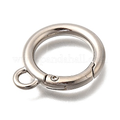 Zinc Alloy Spring Gate Rings&nbsp;FIND-H050-05P