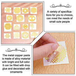 Self Adhesive Brass Stickers&nbsp;DIY-OC0002-51