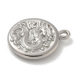 304 Stainless Steel Pendants&nbsp;STAS-Q334-38P