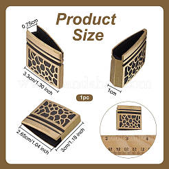 Brass Habaki Collar Clip for Japanese Sword Blade&nbsp;AJEW-WH0606-93B