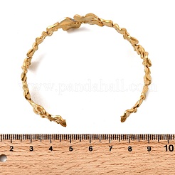 304 Stainless Steel Cuff Bangles for Women&nbsp;BJEW-F509-03E-G