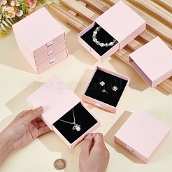 Cardboard Jewelry Set Packing Drawer Boxes&nbsp;CON-WH0115-43C