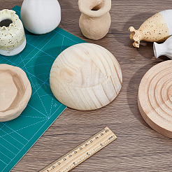 Unpainted Wooden Finials and Spindles for Crafts&nbsp;WOOD-WH0029-178A