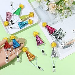 10Pcs Polyester Birthday Hat&nbsp;FEPA-SP0001-03
