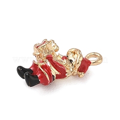 Christmas Alloy Enamel Pendants&nbsp;LS-ENAM-F156-01G-01