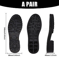 Anti Skid Synthetic Rubber Shoes Bottom Heel Sole&nbsp;FIND-WH0816-098A