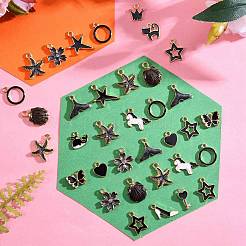 140Pcs 14 Styles Alloy Pendants&nbsp;ENAM-SZ0001-91