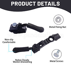 36 Sets 3 Styles Detachable Plastic & Metal Zipper Slider Puller&nbsp;FIND-CA0009-86