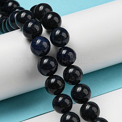 Grade AA Natural Dumortierite Quartz Beads Strands&nbsp;G-R494-A14-03