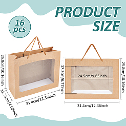 Kraft Paper Gift Bags&nbsp;ABAG-WH0044-63B