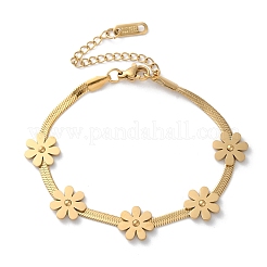 316 Surgical Stainless Steel Chain Bracelets&nbsp;BJEW-P349-02G