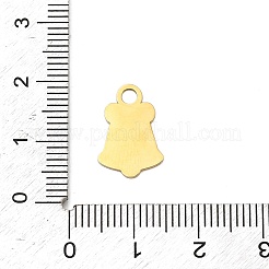 Christmas 304 Stainless Steel Enamel Charms&nbsp;STAS-I356-02G-07