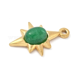 Dyed Synthetic Gemstone Pendants&nbsp;LS-STAS-R162-05G-03
