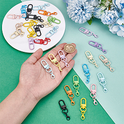 30Pcs Baking Paint Alloy Screw Clasps&nbsp;FIND-NB0006-10