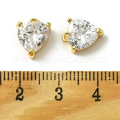 Valentine's Day Brass with Cubic Zirconia Pendants&nbsp;FIND-Z035-03B