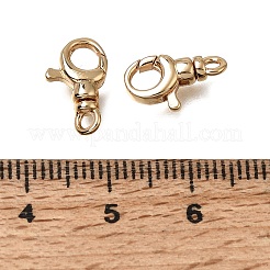 Brass Swivel Clasps with Lobster Claw Clasps&nbsp;KK-CBA4292-11G