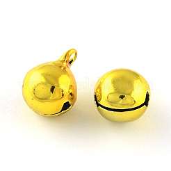 PVD Vacuum Plating Brass Bell Charms Pendants&nbsp;X-KKB-R002-8mm-M