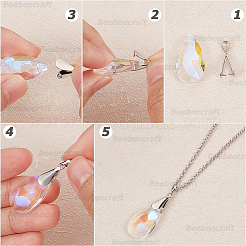 Anti-Tarnish 2Pcs 925 Sterling Silver Pendant Bails&nbsp;STER-BBC0005-50P