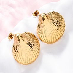 304 Stainless Steel Stud Earrings&nbsp;EJEW-F357-01G-03
