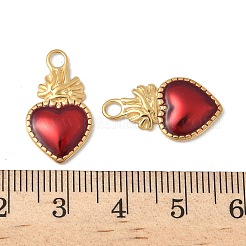 304 Stainless Steel Enamel Pendants&nbsp;STAS-V015-18B-G
