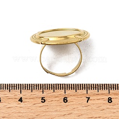 304 Stainless Steel Cuff Ring Components&nbsp;STAS-P403-03G