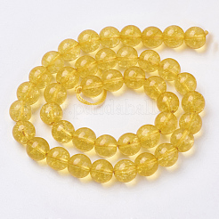 Synthetic Citrine Beads Strands&nbsp;G-C076-10mm-6A