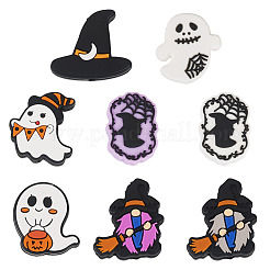 8Pcs 8 Styles Food Grade Silicone Beads&nbsp;SIL-TA0003-24