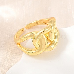 Brass Cuff Open Rings&nbsp;KK-CBA5A76-06G-01