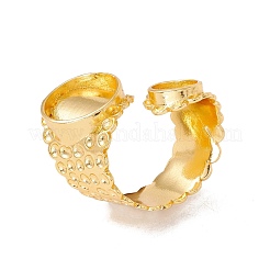 Brass Cuff Finger Rings Components&nbsp;KK-G428-02G